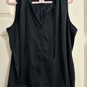 CAbi Deep Blue Blouse XL